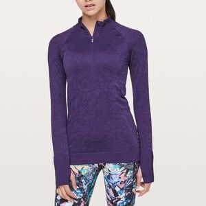 Lululemon - Rest Less 1/2 Zip, Dark Court Purple